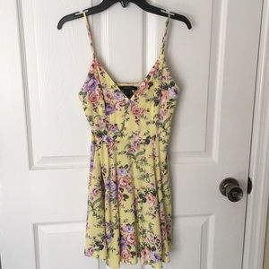 Yellow Floral Forever 21 Dress
